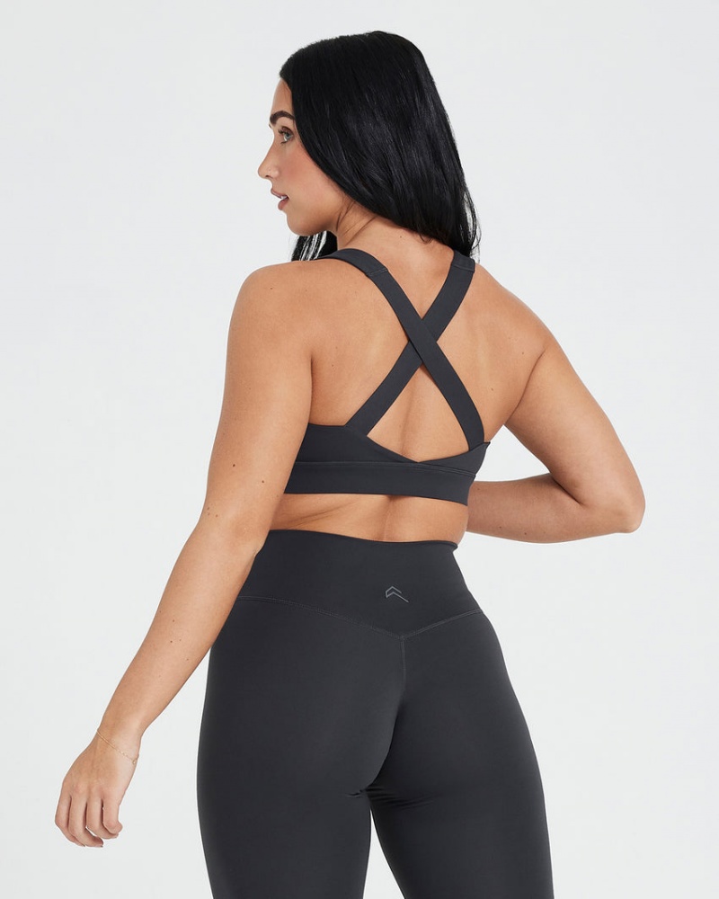 Sports Bras Oner Active Timeless Široké Páskové Černé | 6523TVEMW