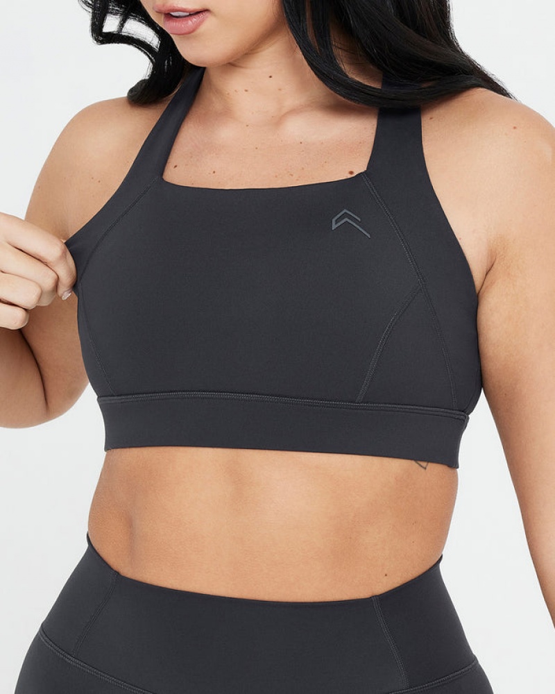 Sports Bras Oner Active Timeless Široké Páskové Černé | 6523TVEMW