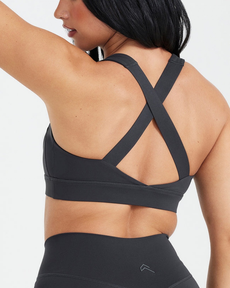 Sports Bras Oner Active Timeless Široké Páskové Černé | 6523TVEMW