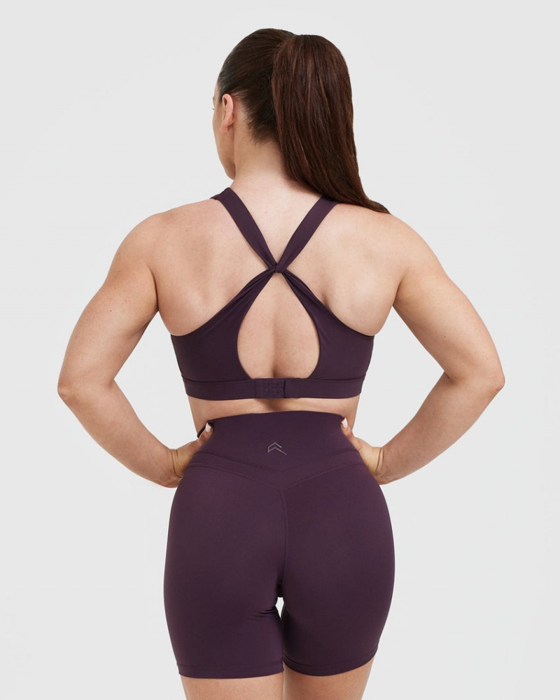 Sports Bras Oner Active Unified Layered Fialové | 6783DYLKW