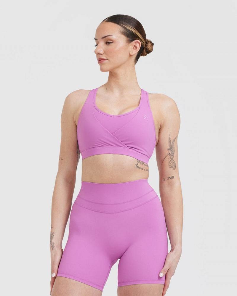 Sports Bras Oner Active Unified Layered Fialové | 5624SGZPC