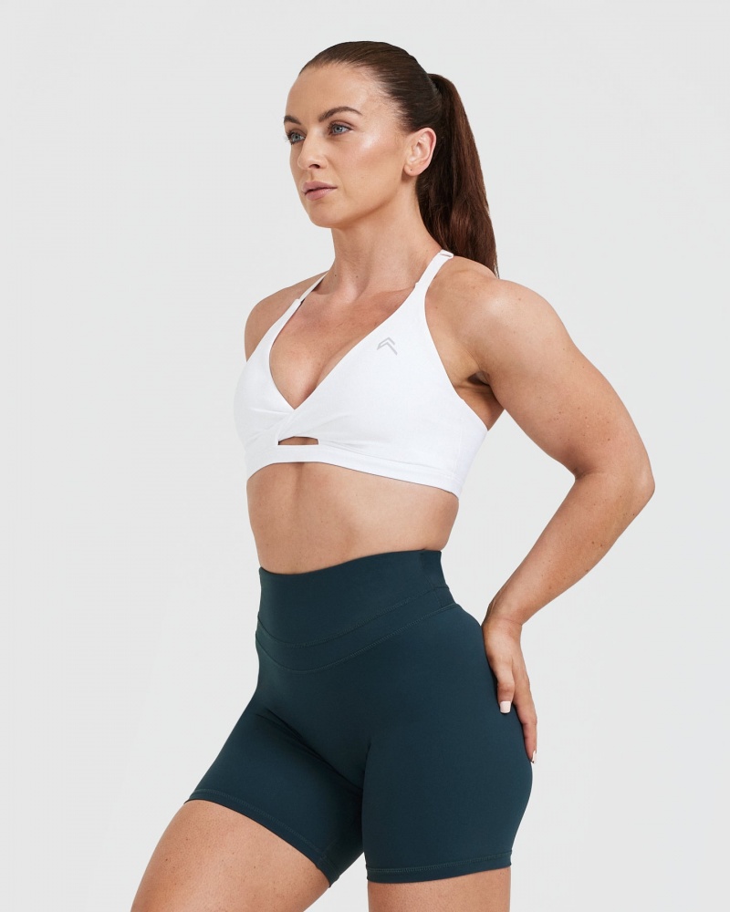 Sports Bras Oner Active Unified Twist Bílé | 7519HQYFK