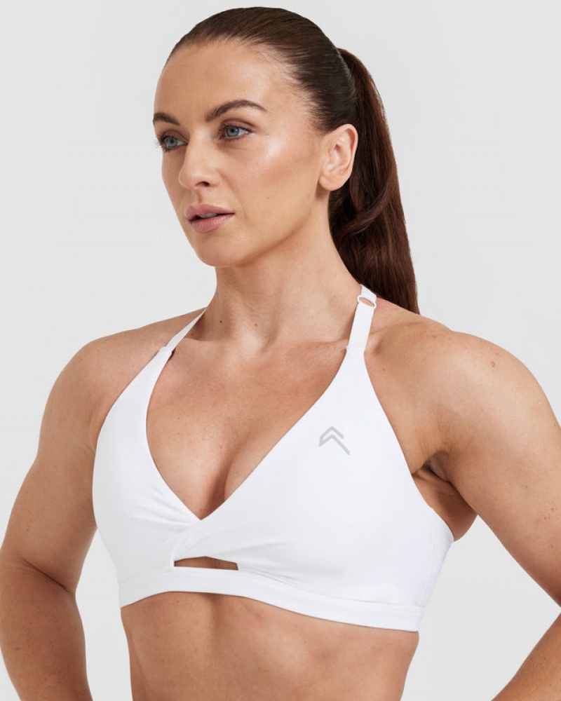 Sports Bras Oner Active Unified Twist Bílé | 7519HQYFK