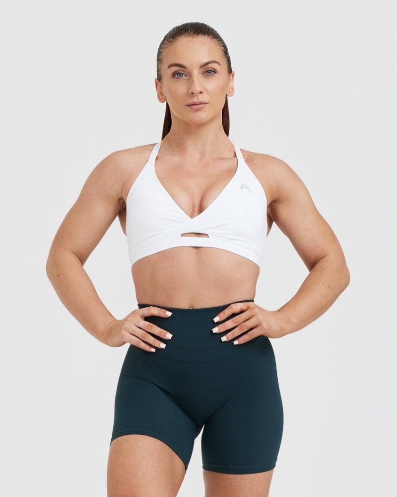 Sports Bras Oner Active Unified Twist Bílé | 7519HQYFK