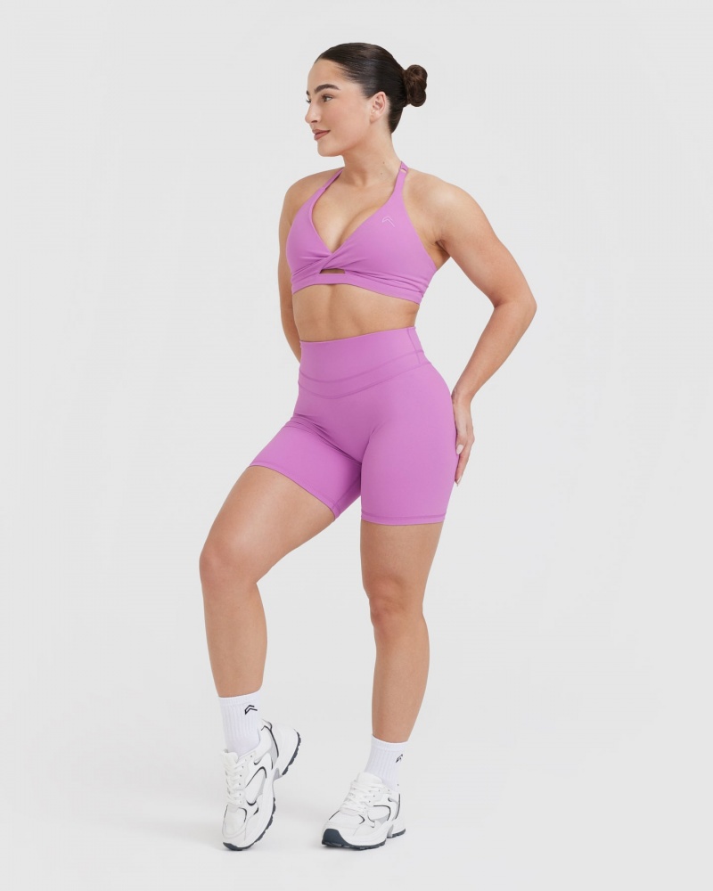 Sports Bras Oner Active Unified Twist Fialové | 7184VRJKZ