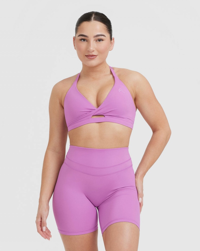 Sports Bras Oner Active Unified Twist Fialové | 7184VRJKZ