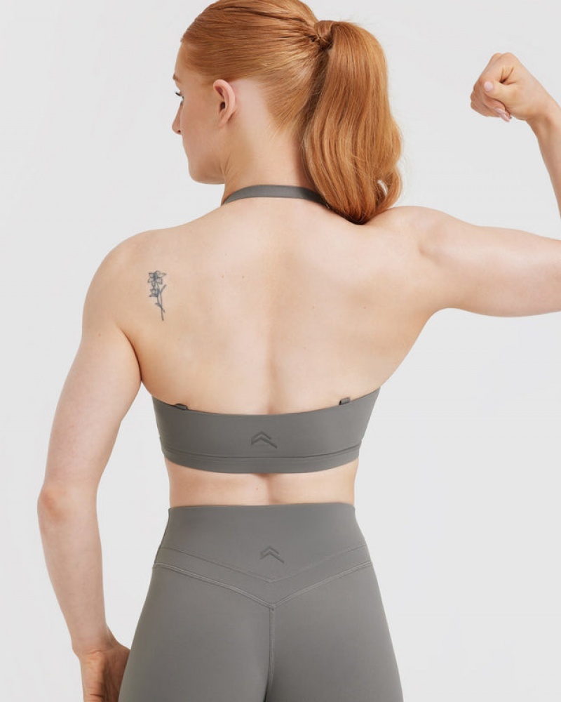 Sports Bras Oner Active Unified Twist Šedé | 3127ZRHSP