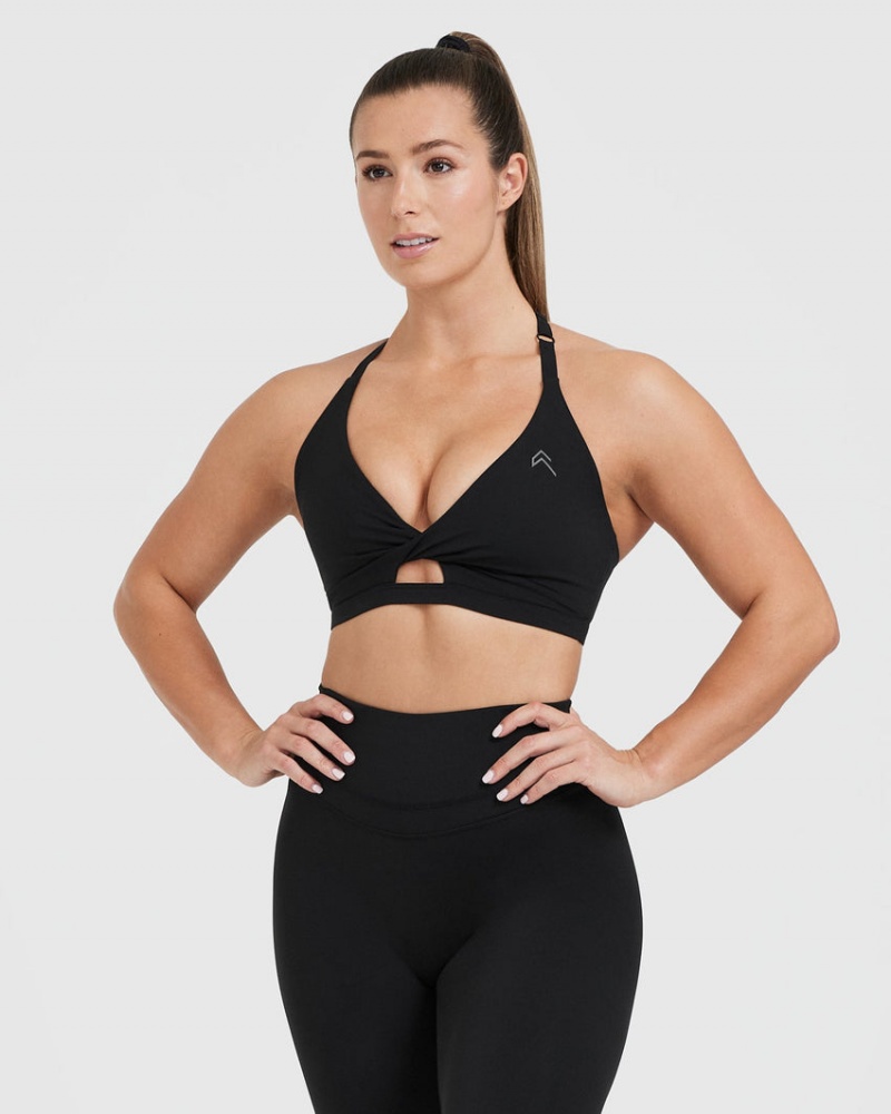 Sports Bras Oner Active Unified Twist Černé | 4107XYITM